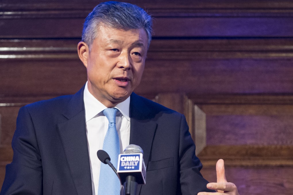 Chinese Ambassador to Britain Liu Xiaoming says ending violence in Hong Kong is a “top priority” for the city. Photo: Xinhua