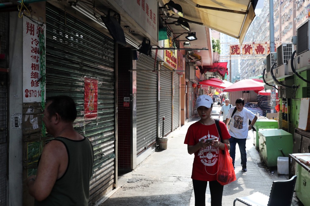 Shops remain shuttered on Tuesday, amid anger and violence on the streets. Photo: Sam Tsang