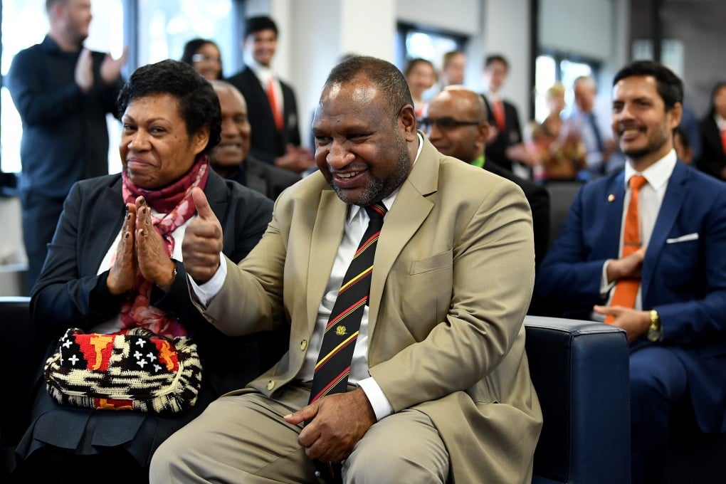 Papua New Guinea Prime Minister James Marape during his visit to Australia. Photo: EPA