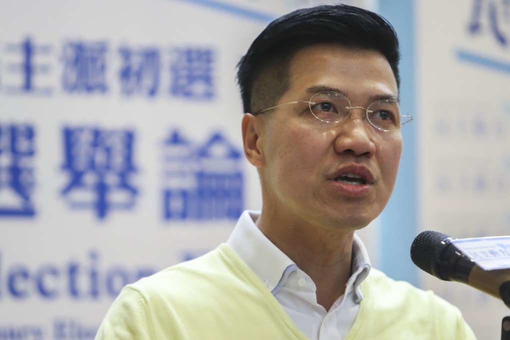 Gary Fan accused the government of fuelling the clashes between residents from both sides by branding the protests a separatist movement. Photo: Winson Wong