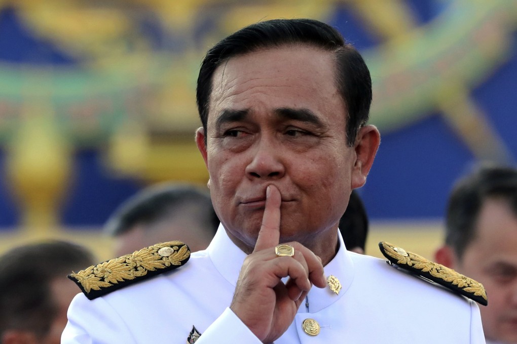 Former junta chief Prayuth Chan-ocha on the day last month when he was sworn in as prime minister. Photo: AP