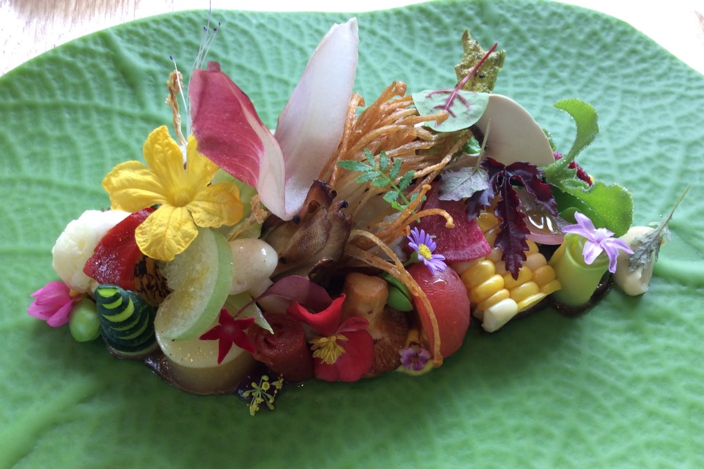 From Corner House in Singapore: Chef Tan’s salad. Photo: Susan Jung