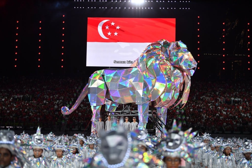 A rehearsal for Singapore’s 54th National Day celebrations. Photo: Ministry of Defence