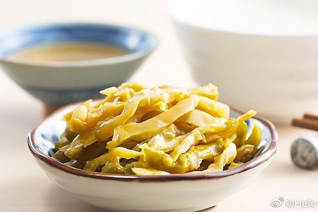 Pickles made from mustard tuber are a popular condiment on mainland China. Photo: Weibo