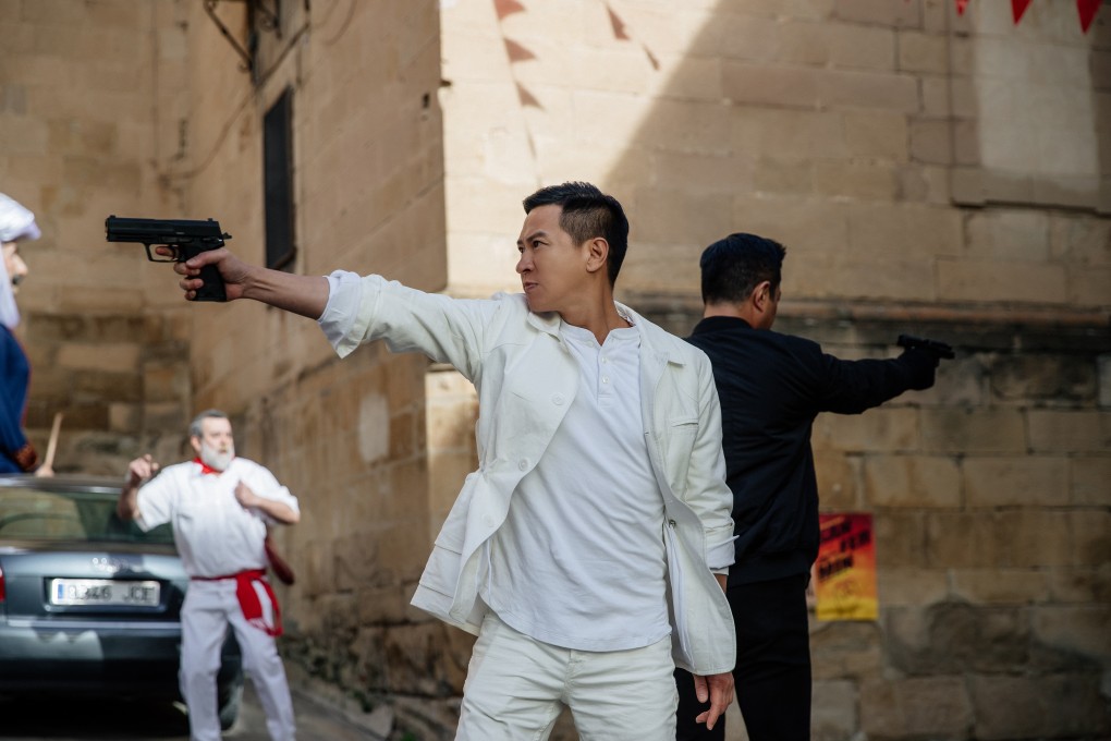 Nick Cheung (left) and Louis Koo in a still from Line Walker 2 (category IIB; Cantonese), directed by Jazz Boon. Francis Ng co-stars.