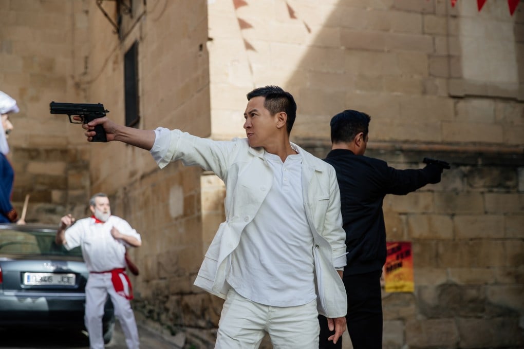 Nick Cheung (left) and Louis Koo in a still from Line Walker 2 (category IIB; Cantonese), directed by Jazz Boon. Francis Ng co-stars.