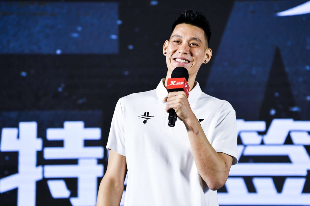 NBA basketball player Jeremy Lin at a press briefing in Guangzhou on August 9, 2019. Photo: Handout