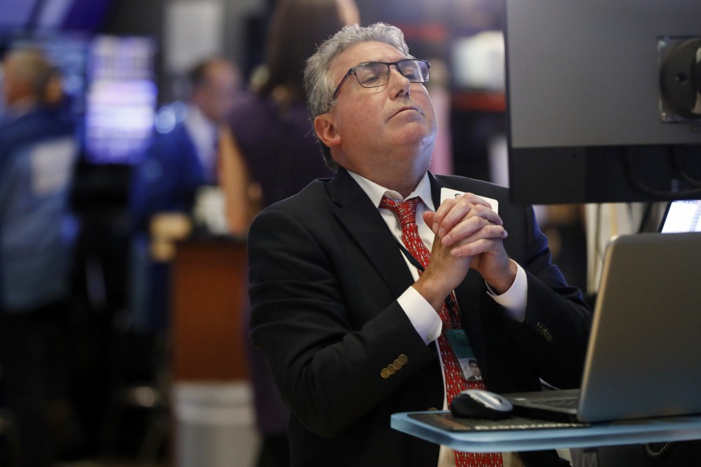 A trader works on the floor of the New York Stock Exchange on Wednesday. The first few trading sessions of this month had suggested investors may be in for a brutal August, but, tellingly, sentiment has already recovered somewhat after Monday’s sharp sell-off. Photo: AP
