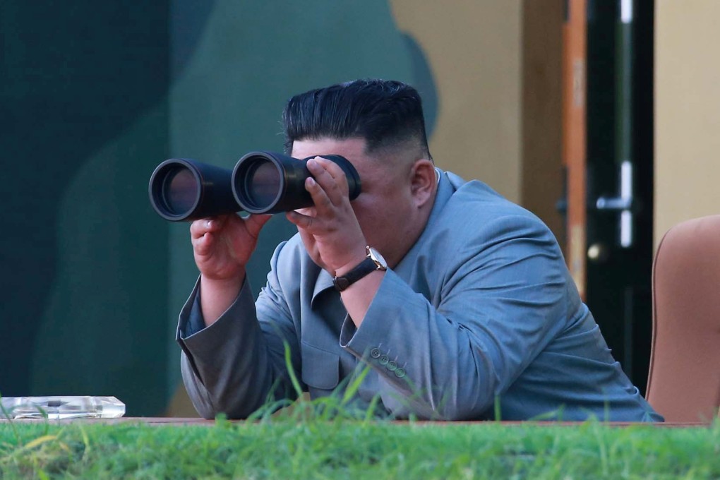 Kim Jong-un watches a missile test on July 26 this year. Photo: Reuters