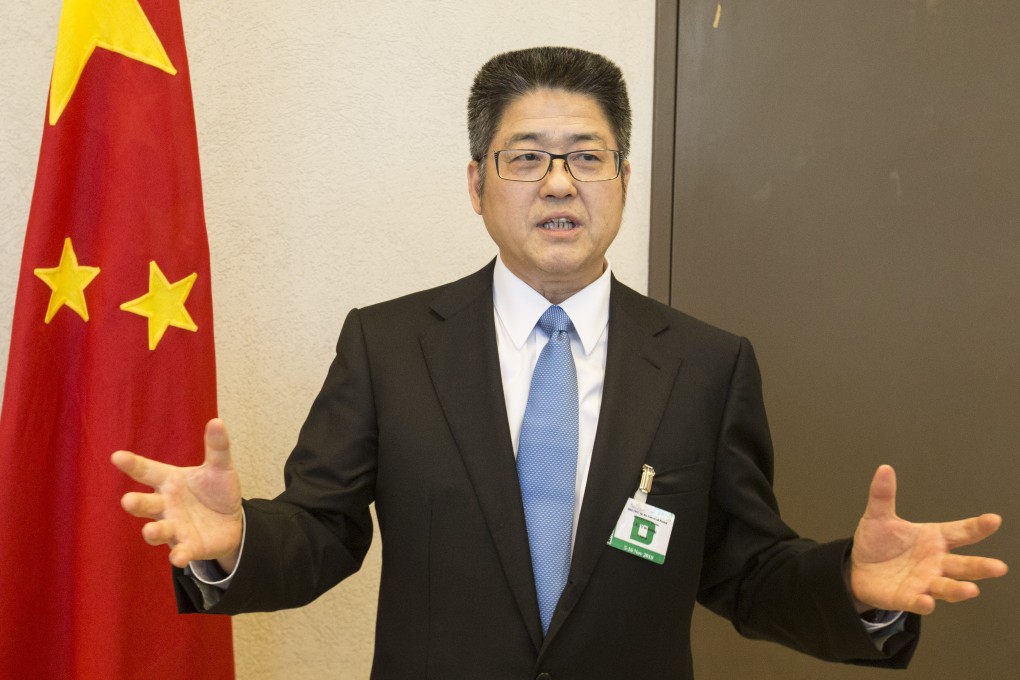 Le Yucheng, China’s foreign vice-minister, said the two sides should work together to “inject more stability and positive energy into the turbulent world”. Photo: Xinhua