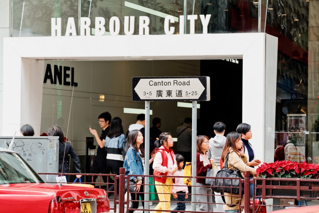 Protesters have removed Chinese national flags from outside Harbour City on two occasions and thrown them into the sea. Photo: Shutterstock