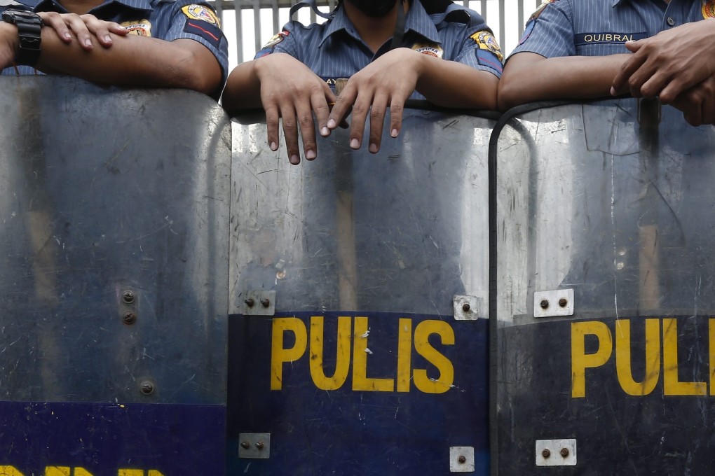 The Philippine National Police force is regarded as one of the nation’s most corrupt institutions. Photo: EPA