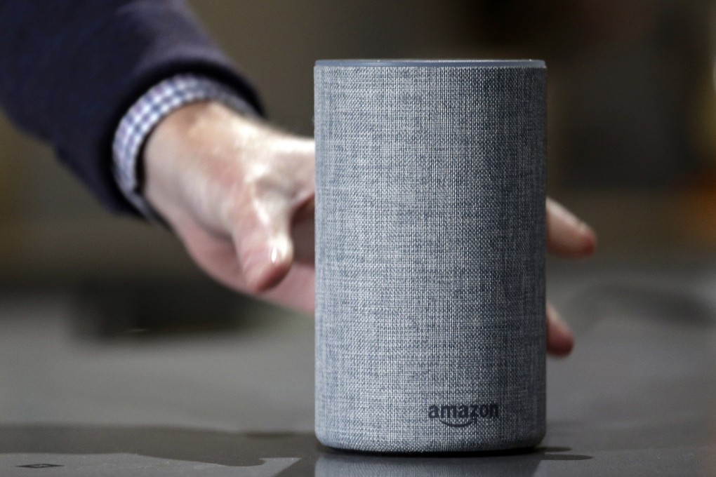 An Amazon Echo smart speaker programmed with Alexa, a virtual assistant developed by Amazon. Photo: AP
