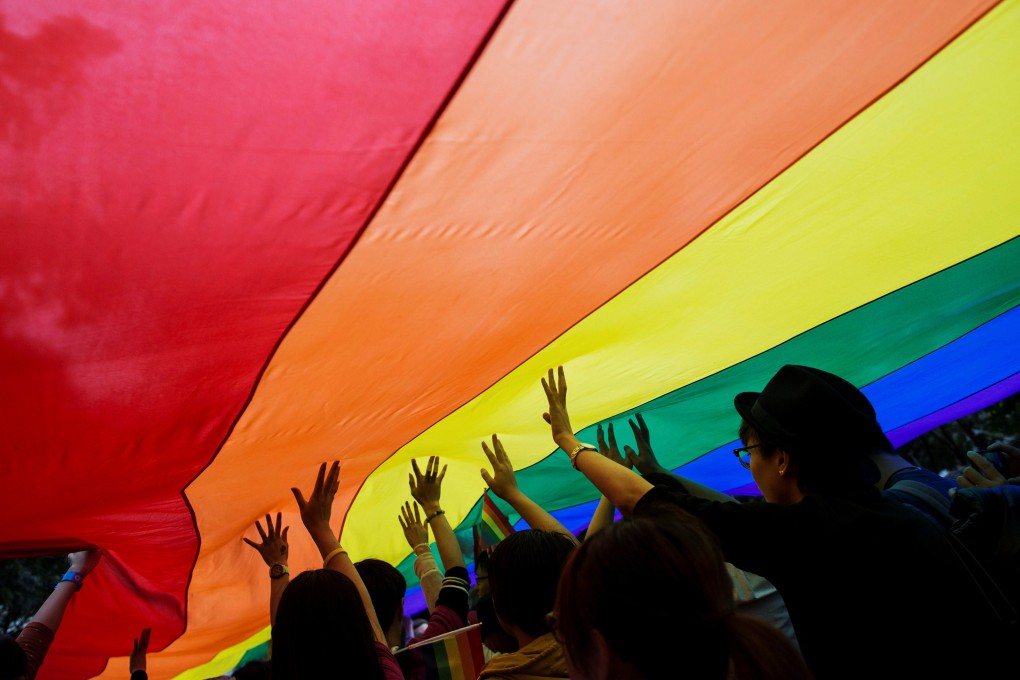 Taipei protested over a graphic on marriage equality published on the UN Women’s Facebook account that described Taiwan as a province of China. Photo: Reuters