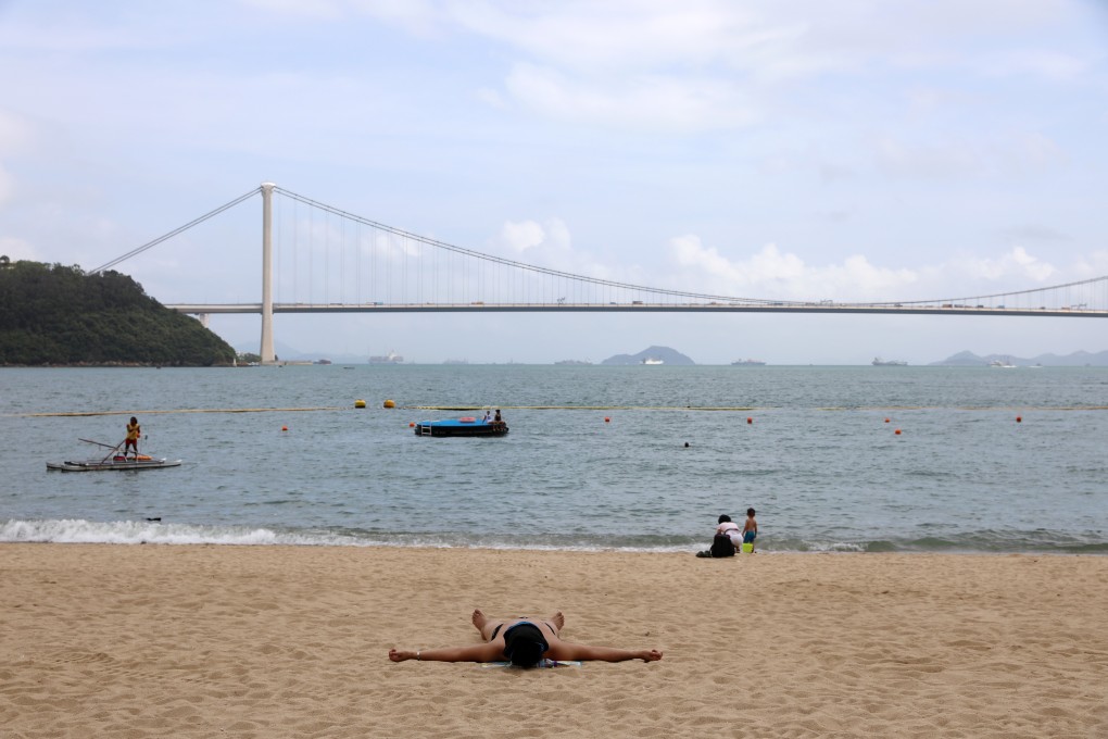 Lido Beach in Ting Kau, Tsuen Wan, pictured last year. As well as golden sands, the beach offers volleyball courts, wispy horsetail trees and a sweeping southward vista of the Tsing Ma bridge. Photo: Sam Tsang