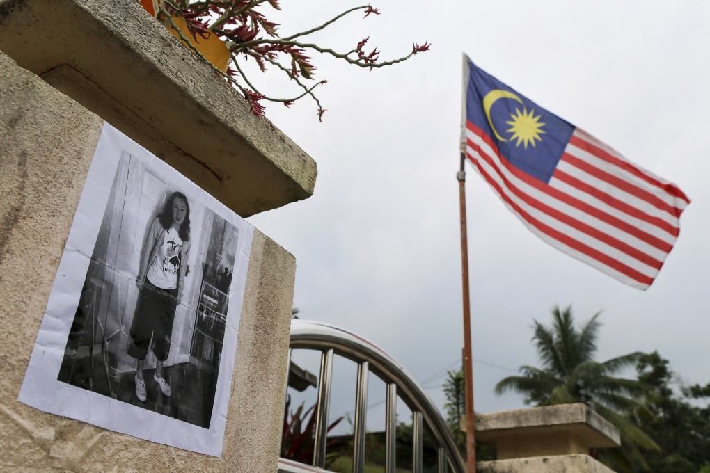 A photo of Nora Anne Quoirin outside a school in Seremban, Malaysia. Photo: AP