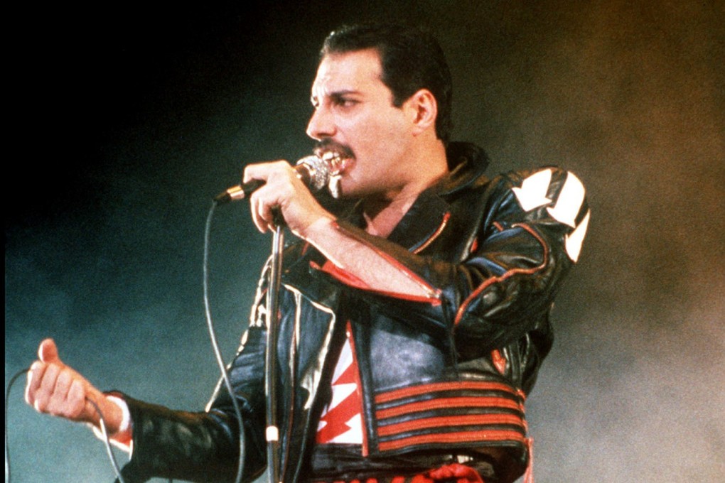 Queen lead singer Freddie Mercury performing at a concert in Sydney, Australia, in 1985. A film based on the singer’s life has sparked a comeback for the band in 2019. Photo: AP