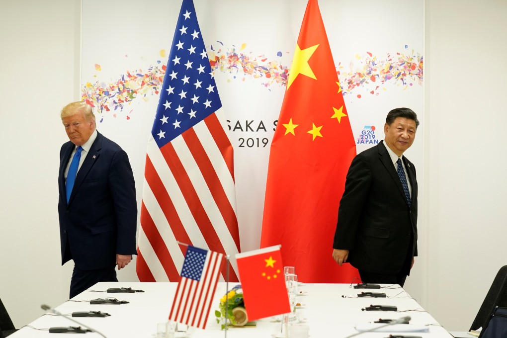 Chinese President Xi Jinping and US President Donald Trump at the G20 summit in Japan in June. Chinese analysts say a ‘counter-China’ culture prevails in Washington. Photo: Reuters