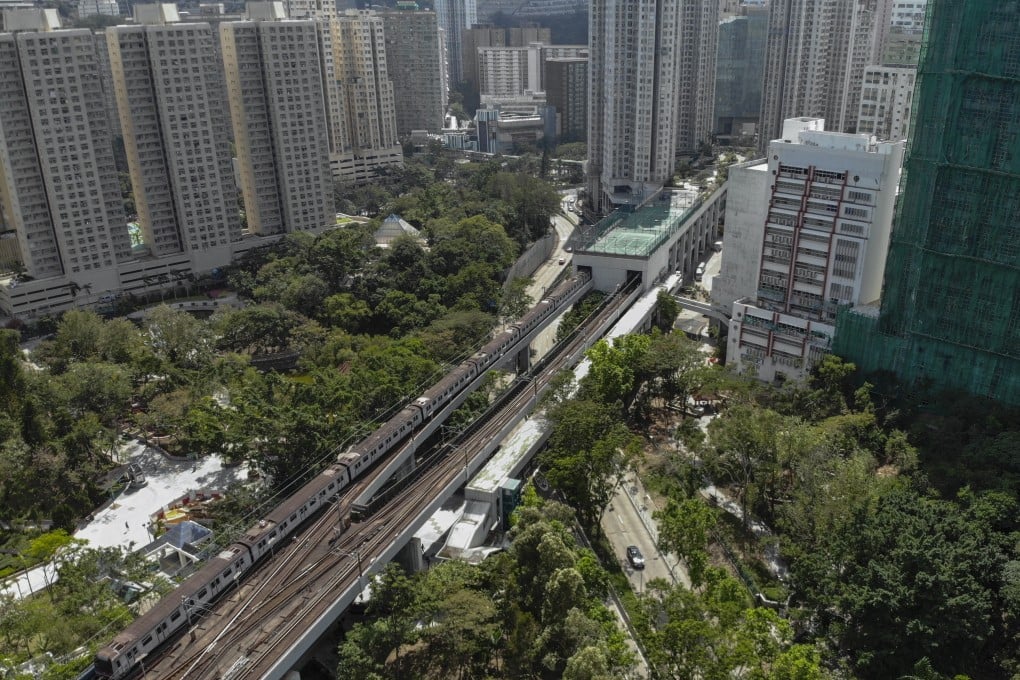 The incident occurred in a tunnel section of track near Chai Wan MTR station. Photo: Martin Chan