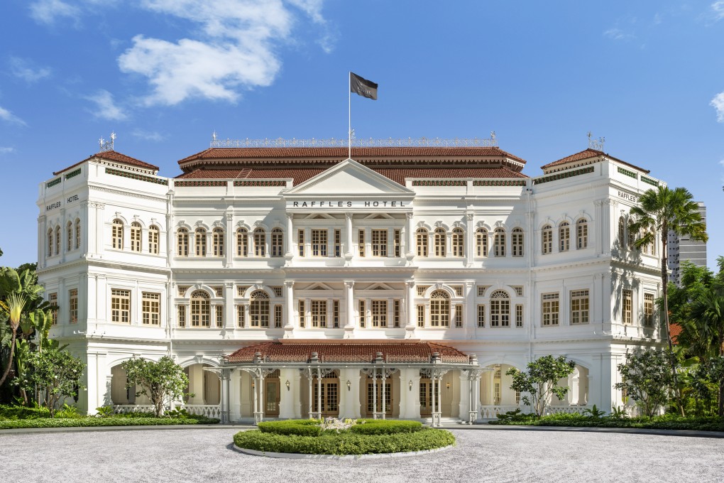 Raffles Hotel Singapore, which reopened this month.