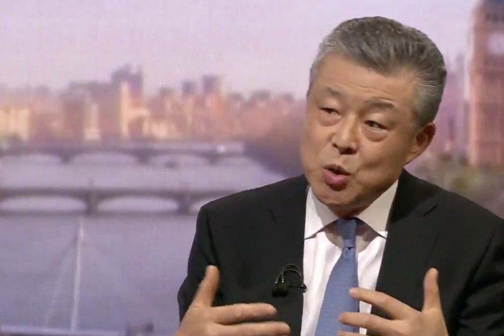 Liu Xiaoming, China's Ambassador to the UK, said the Basic Law allowed for military intervention. Photo: Handout