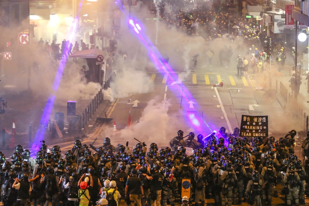 US President Donald Trump did not explicitly state that the outlook for the trade talks with China would depend on Beijing’s response to the Hong Kong protests. Photo: EPA