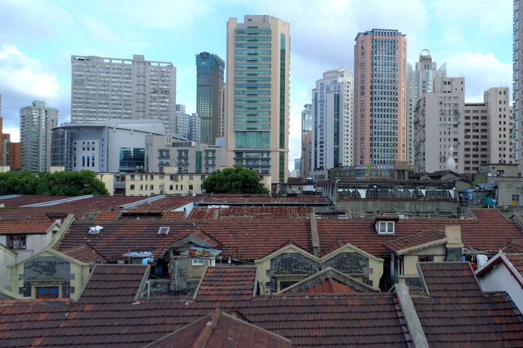 A traditional residential area in Shanghai, shortly before the demolition of the shikumen homes to make way for modern apartment buildings, on August 19, 2018. Photo: SCMP
