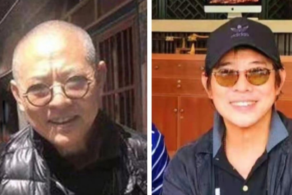 Jet Li in 2018 (left) and recently in 2019. Photo: Facebook/Instagram