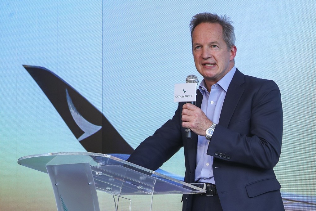 Rupert Hogg has resigned as CEO of Cathay Pacific in a bombshell development, with the airline consumed in a protest row. Photo: Sam Tsang