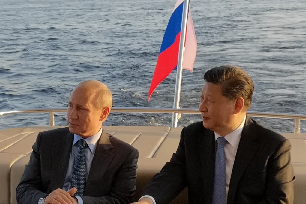 Russian President Vladimir Putin takes Chinese President Xi Jinping out on a cruise on the Neva River in his hometown of St Petersburg on June 6. Joint Chinese-Russian joint military exercises over the Sea of Japan caused a media flurry a few weeks later. Photo: Xinhua