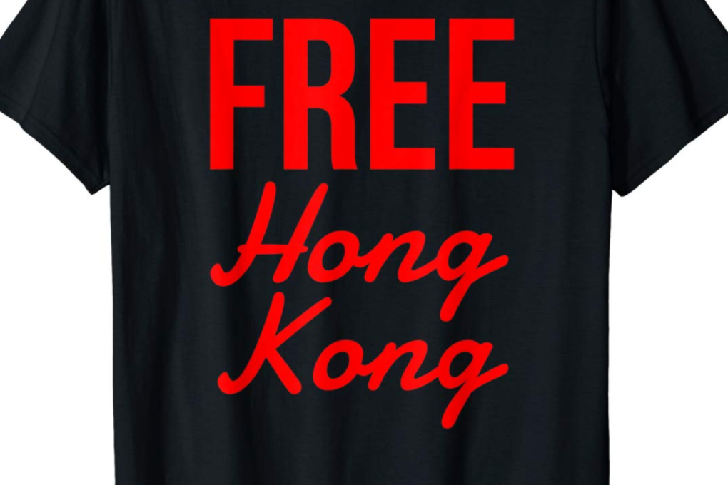 Amazon has come under fire online in China over its Hong Kong pro-protest T-shirts. Photo: Screenshot of amazon.com