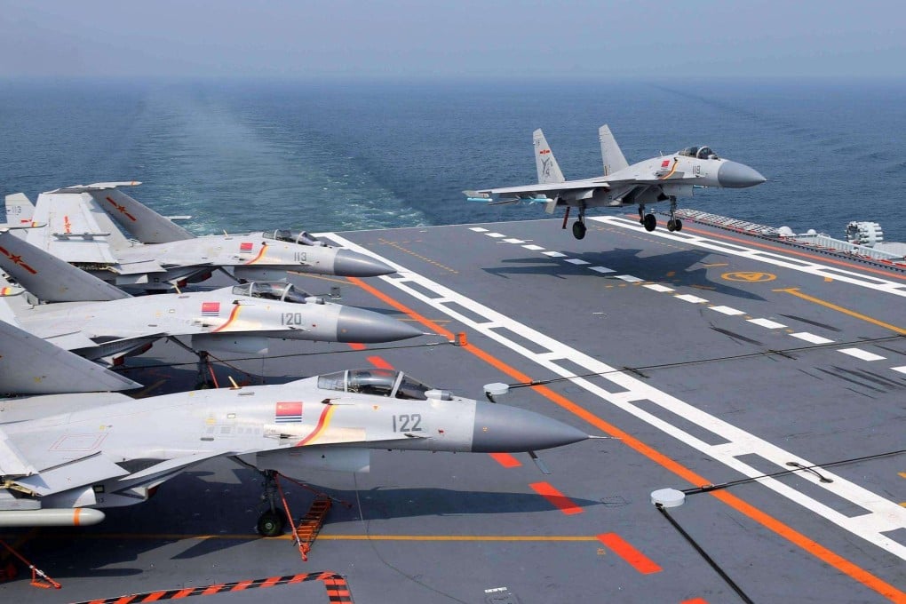 China’s first home-built aircraft carrier, the Type 001A, can carry 36 fighters, 50 per cent more than the Liaoning. Photo: Ifeng