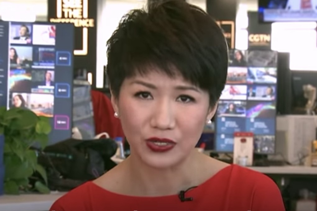 High-profile media figures, such as CGTN’s Liu Xin, have been helping to push the official narrative. Photo: Handout