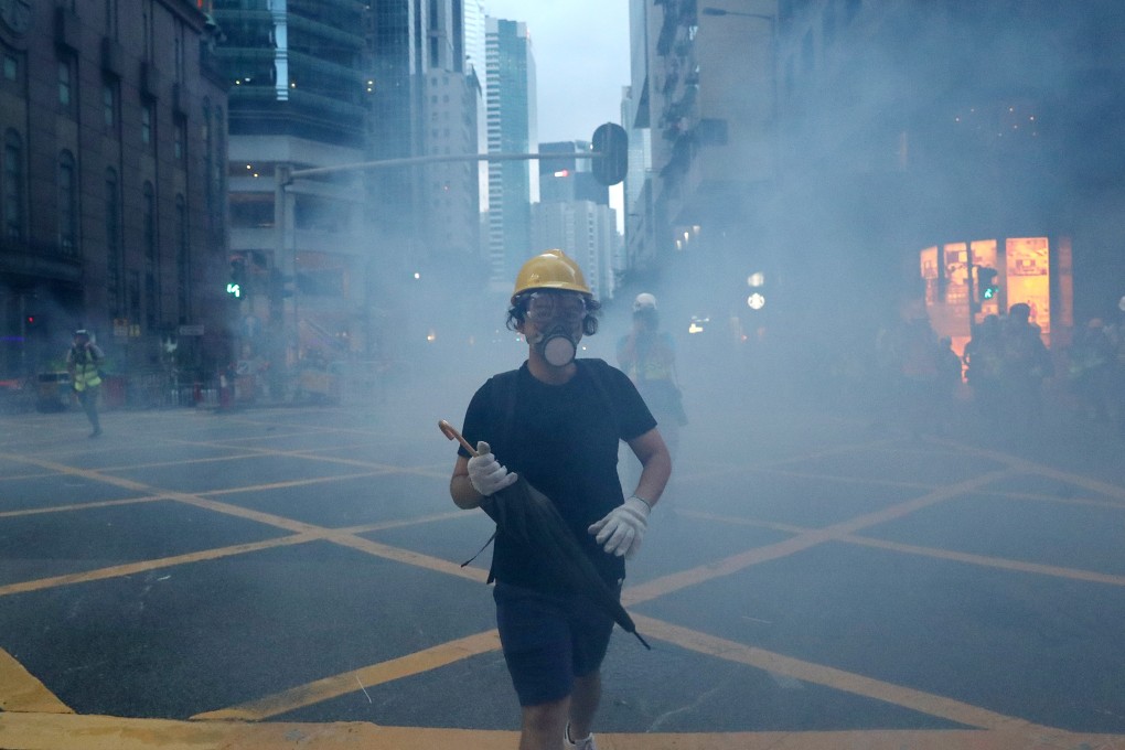 Tear gas has been a familiar sight in Hong Kong, prompting condemnation of its deployment from animal rights groups. Photo: Sam Tsang