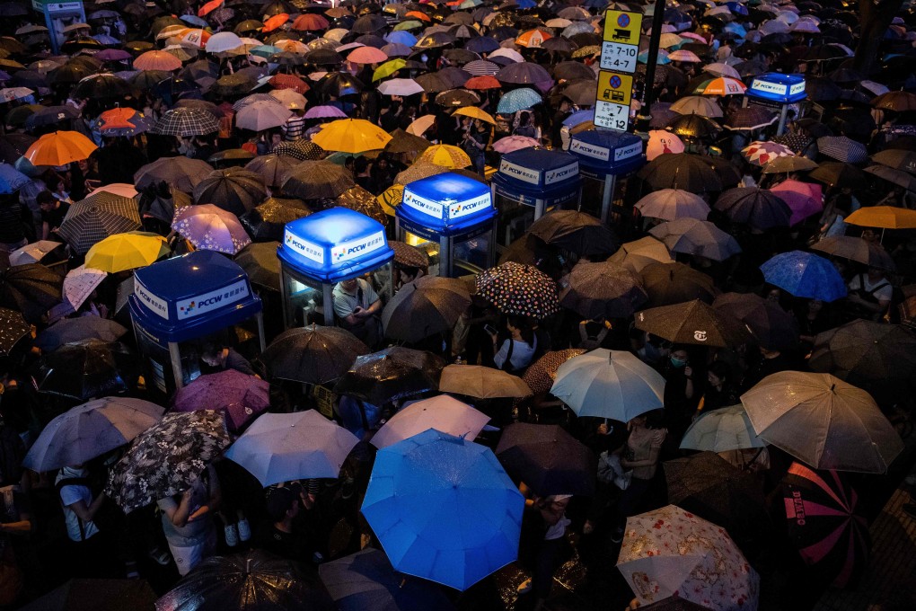 In the current political crisis in Hong Kong, peaceful protesters have stood side by side with violent protesters – united against Chief Executive Carrie Lam. Photo: AFP