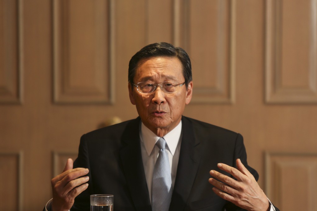 Peter Woo is asking Hong Kong people to help return the city to a peaceful path. Photo: Xiaomei Chen