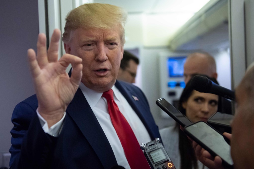 US President Donald Trump said recently that the US would delay or remove some tariffs against China to boost the Christmas shopping season. Photo: AFP