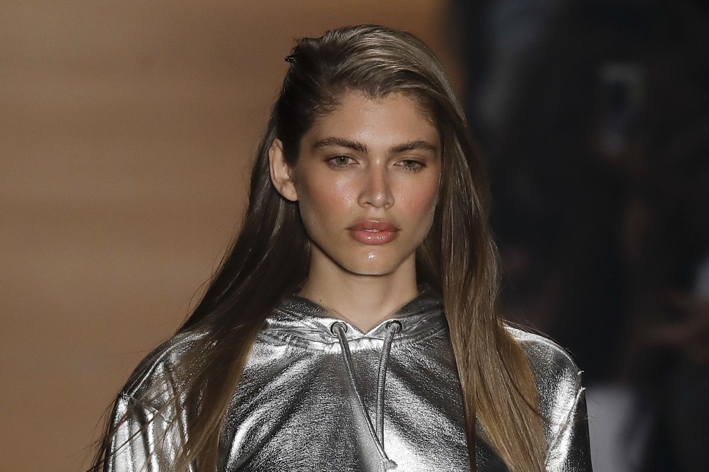 Valentina Sampaio (shown here wearing a creation from the Amir Slama collection during Sao Paulo Fashion Week in 2017) has become the first openly transgender model hired by Victoria's Secret. Photo: AP Photo