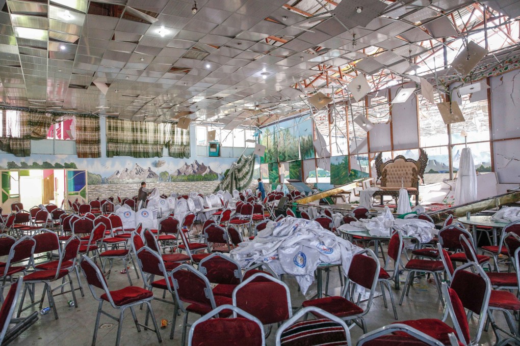 The Taliban denied responsibility and condemned the blast at a west Kabul wedding hall, in a minority Shiite neighbourhood, packed with people celebrating a marriage. Photo: EPA