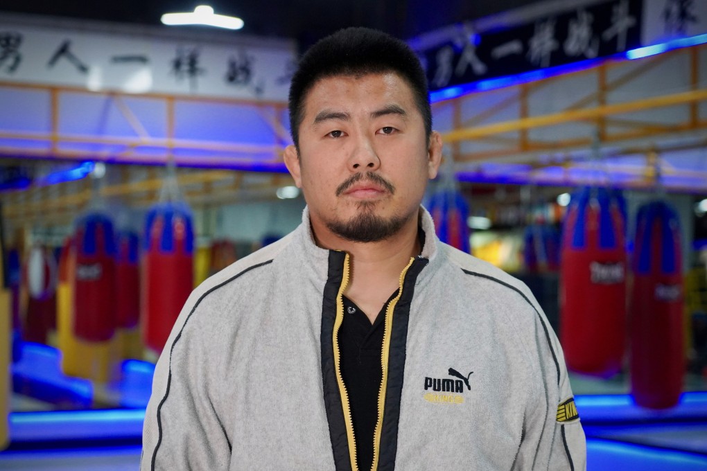 Chinese MMA fighter Xu Xiaodong at his Beijing gym. Photo: Tom Wang