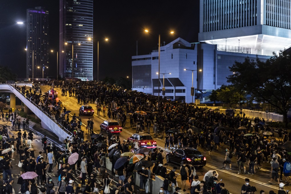 Organisers said 1.7 million people took part in Sunday’s massive anti-government march in Hong Kong. Photo: Bloomberg