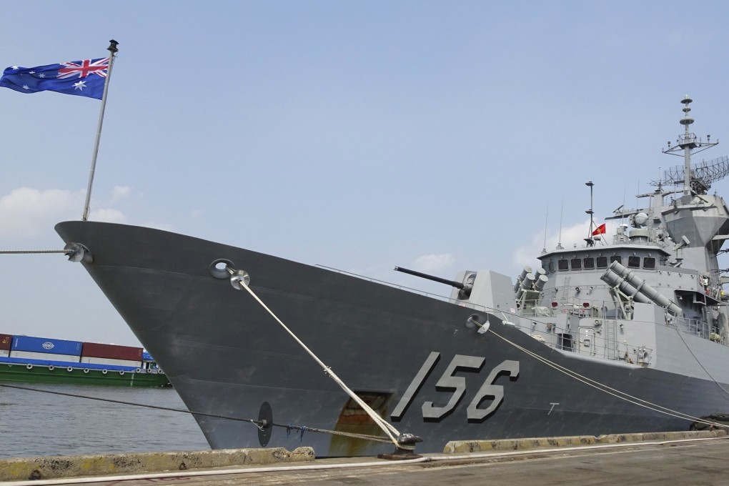 Royal Australian Navy frigate HMAS Toowoomba. Photo: AP