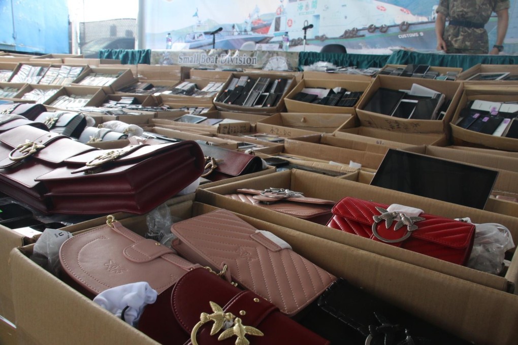 Smugglers were trying to get luxury electronic and fashion products into the mainland from Hong Kong, taking advantage of the tax differentials between the two jurisdictions. Photo: Handout