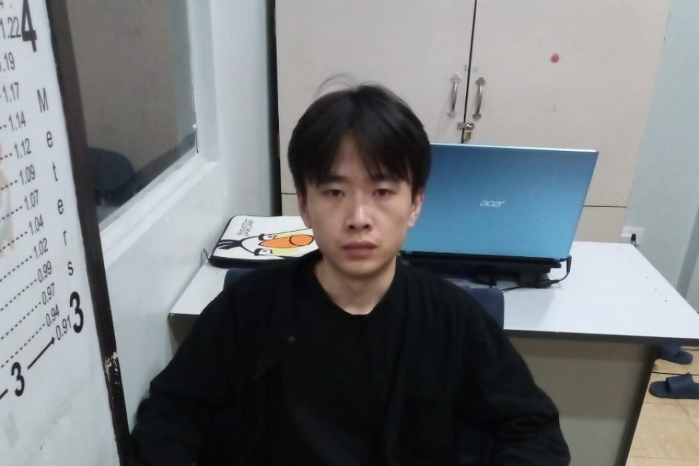 Bian Xiaoguo was rescued from a loan shark by the Philippine police. Photo: Philippine Police