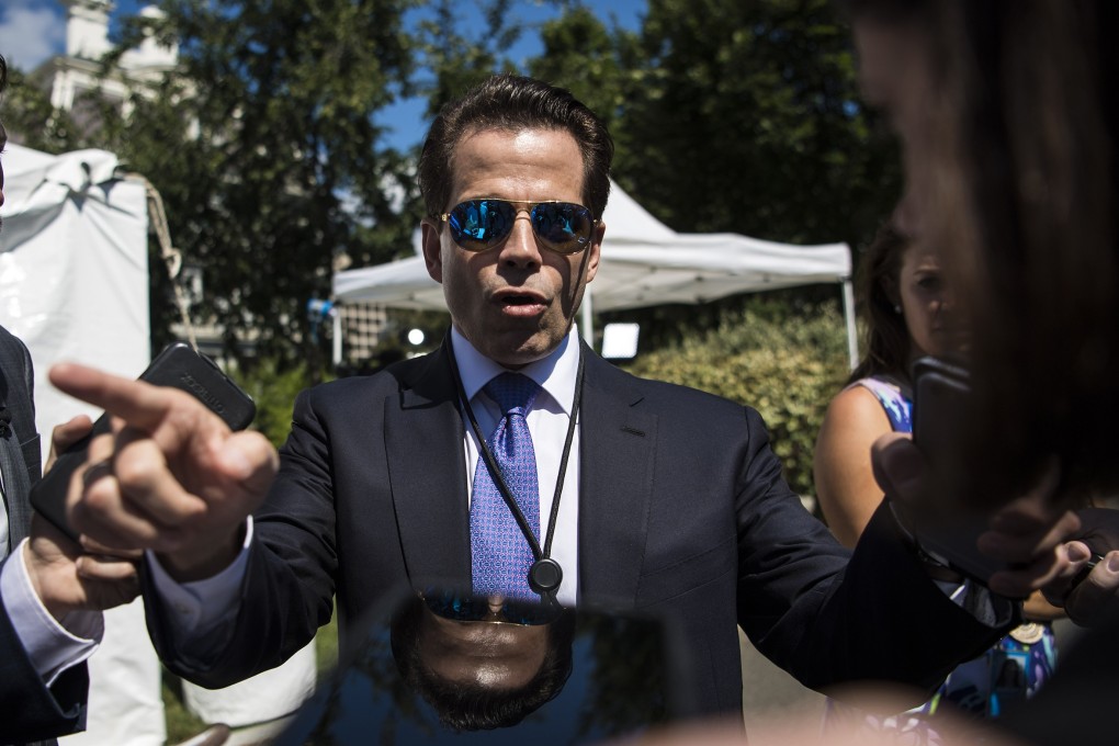 Anthony Scaramucci, the former White House communications director, has been lashing out at Donald Trump. File photo: The Washington Post