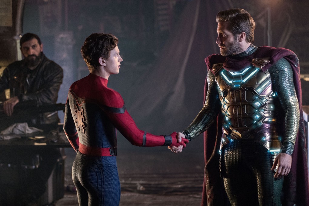 Will Spider-Man (Tom Holland) – here shaking hands with Mysterio (Jake Gyllenhaal) in Spider-Man: Far From Home – ever return to the MCU? Photo: Jay Maidment/Sony