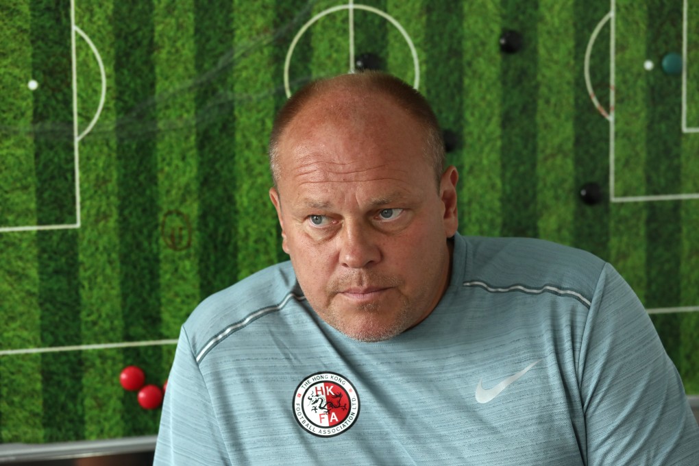Hong Kong manager Mixu Paatelainen at the squad’s Tseung Kwan O Hong Kong training centre. Photo: Jonathan Wong