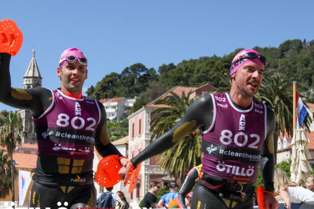 Hongkongers Guillaume Ponticelli and Matthieu Maury take part in the Ötillö Swimrun in Croatia – the gold standard for the sport – but Hong Kong is the perfect place for it to grow. Photo: Ötillö/Sara Lucasi