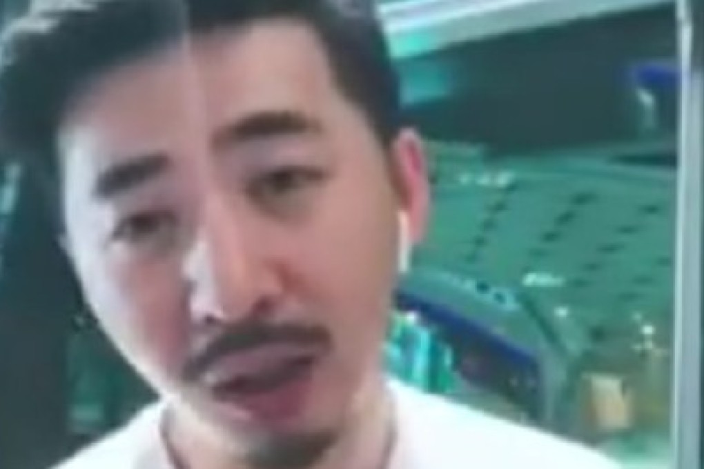 Mainland human rights lawyer Chen Qiushi attended rallies in Hong Kong at the weekend. Photo: Weibo