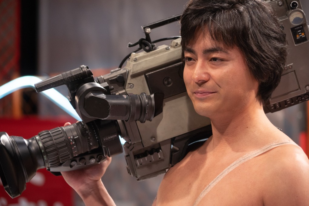 Takayuki Yamada as porn pioneer Toru Muranishi in The Naked Director. Photo: Netflix
